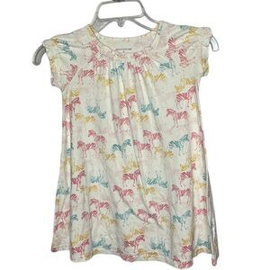 Garnet Hill Kids Zebra Dress. Size Small.